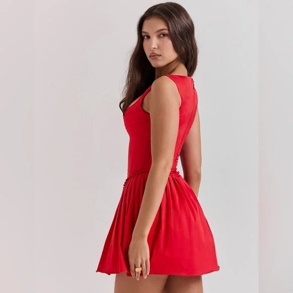 House of CB Red Mini Dress - Picture 2 of 10